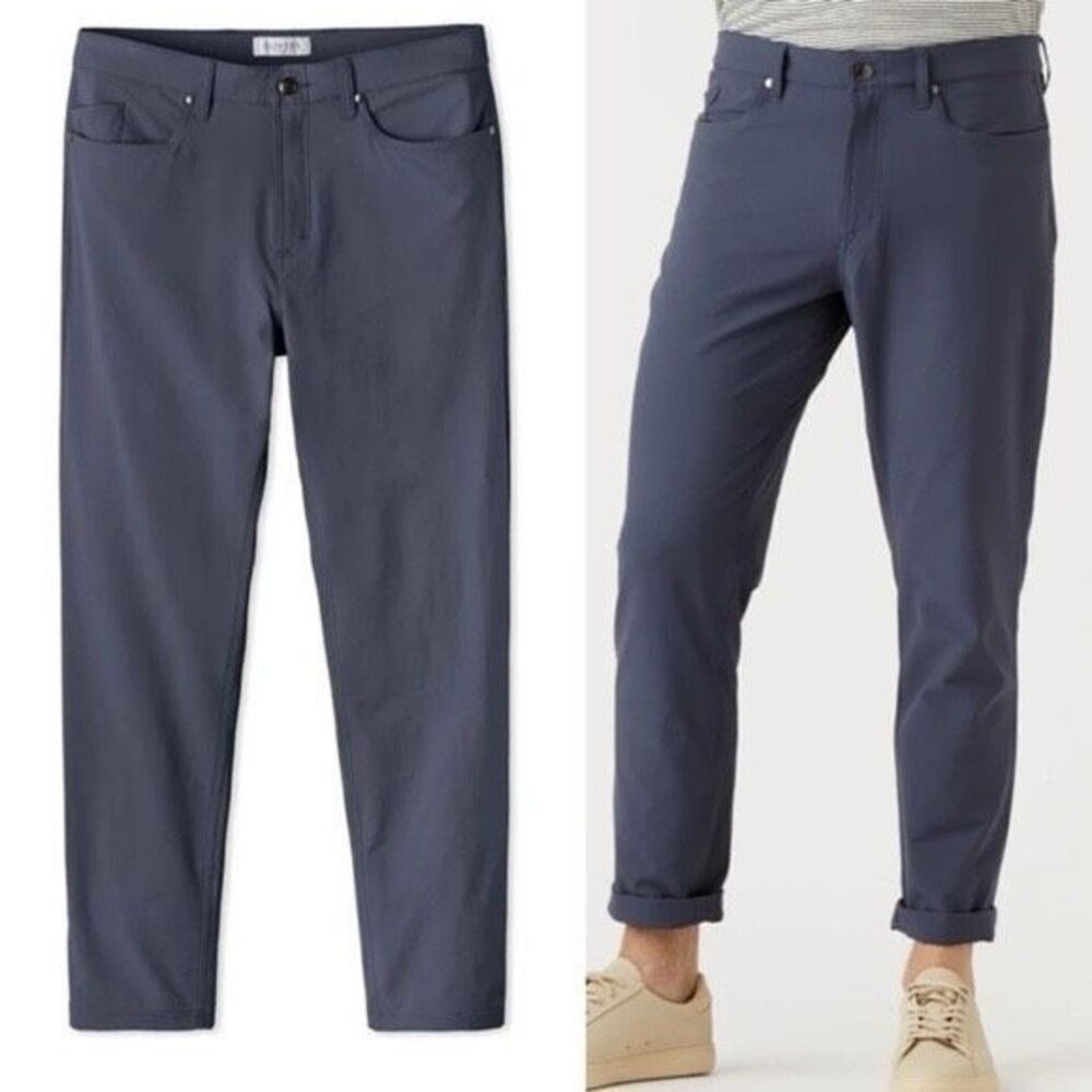 Olivers Men's Reinforced Crotch Performance Chino Passage Pants Navy‎  Size 40
